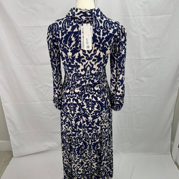 ZARA "THE EMILIE DRESS" NWT - Elegant Paisley print pockets button up and belt - Picture 4 of 8